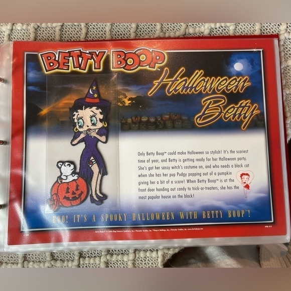 Betty Boop patch collection, binder,  willabee & ward WW, vintage - Picture 5 of 16